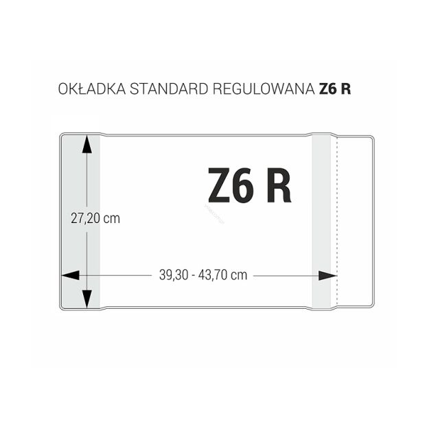 BIURFOL - OKŁADKA - 272mm - Z6 - REGULOWANA B