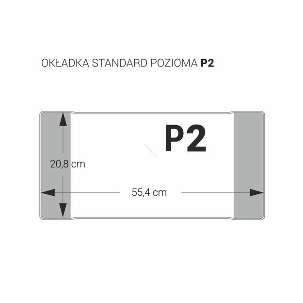 BIURFOL - OKŁADKA - 208mm/554mm - P2 - POZIOM
