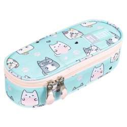 MJ - PIÓRNIK SASZETKA Z KLAPKĄ PC-01 CHARMING CATS