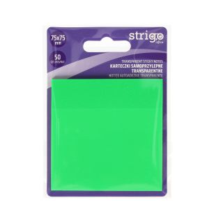 STRIGO - KARTECZKI SAMOPRZYLEPNE 75x75mm 50K NEON