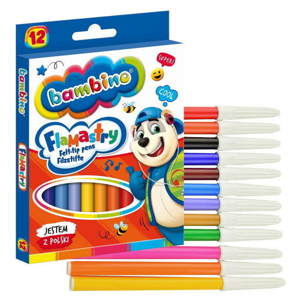 BAMBINO - PISAKI 12 KOLORÓW