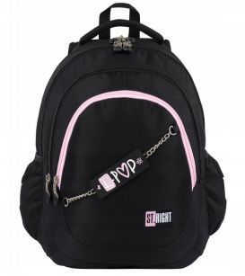 MJ - PLECAK 4-KOMOROWY STRIGHT BP-06 PINK K-POP