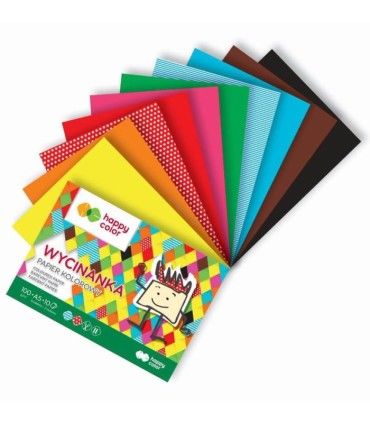 HAPPY COLOR - WYCINANKA A5 - 10arkuszy 100g