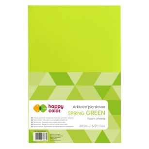 HAPPY COLOR - ARKUSZE PIANKOWE A4 5ARK - ZIELONY