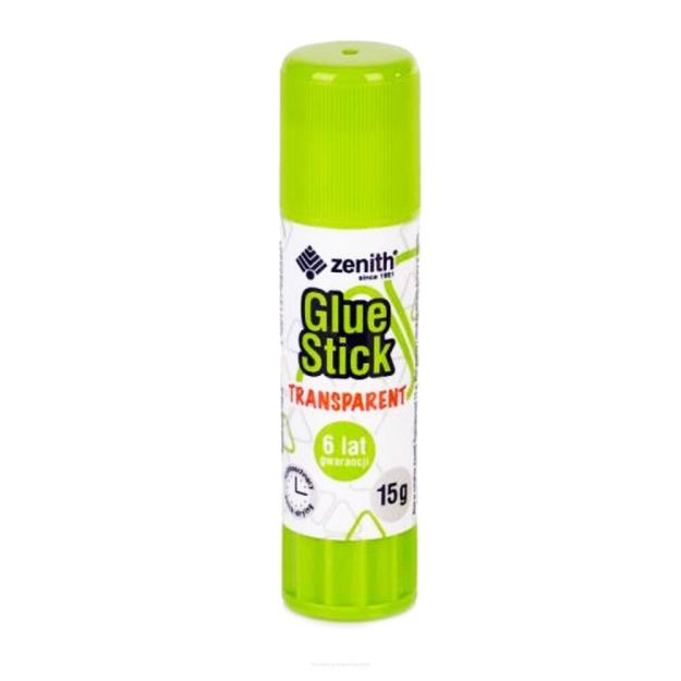 ZENITH - KLEJ SZTYFT TRANSPARENT - 15g