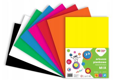 HAPPY COLOR - ARKUSZE PIANKOWE A4 8 ARK 8 KOL