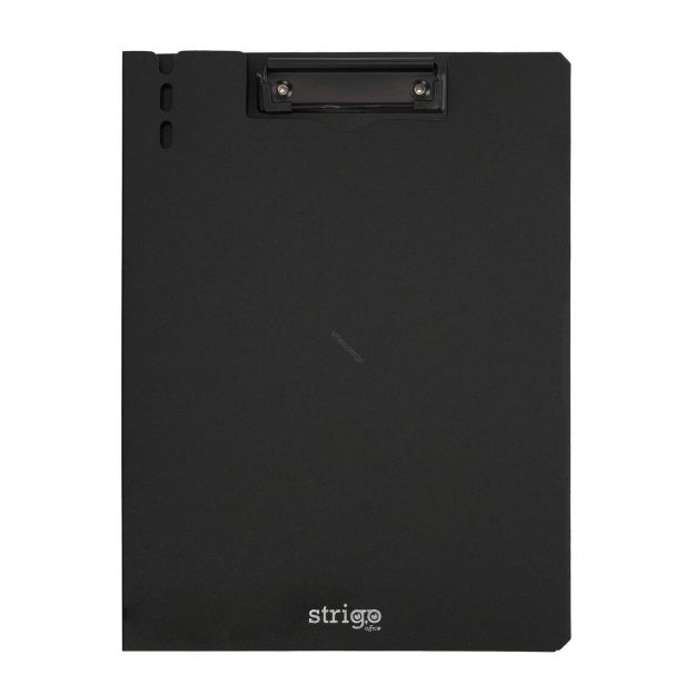 STRIGO - DESKA Z KLIPEM A4 - CZARNA