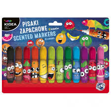 KIDEA - PISAKI ZAPACHOWE - 12 KOLORÓW