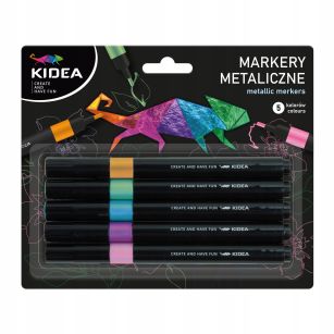 KIDEA - MARKER METALICZNE 5 KOL