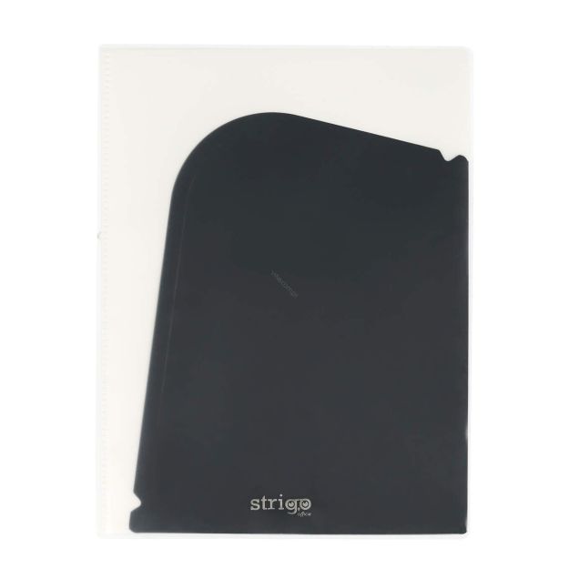 STRIGO - FOLDER A4 - 6 KIESZENI - CZARNY