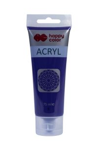 HAPPY COLOR - FARBA AKRYLOWA - 75ml - FIOLETOWA