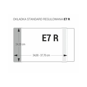 BIURFOL - OKŁADKA - 242mm - E7 - REGULOWANA