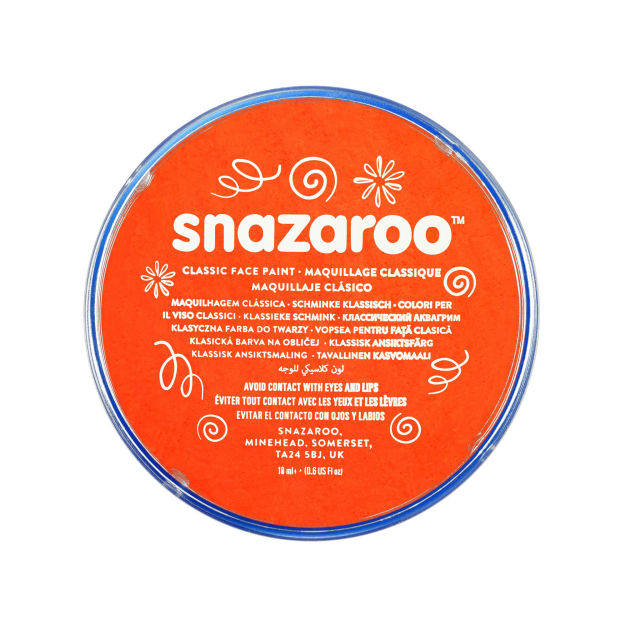 SNAZAROO - FARBA DO MALOWANIA TWARZY 18ml - POMARA