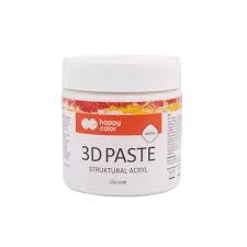 HAPPY COLOR - PASTA STRUKTURALNA 3D 250ml AKRYLOWE