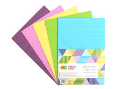 HAPPY COLOR - TEKTURA FALISTA A4 - 5 ARK - PASTEL