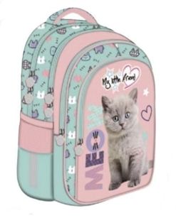 MJ - PLECAK 4-KOMOROWY BPL-58 FLUFFY KITTYK