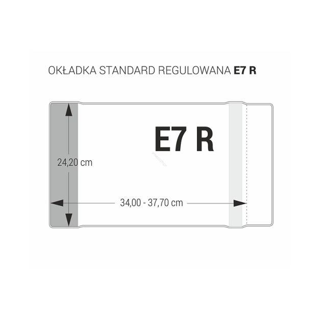 BIURFOL - OKŁADKA - 242mm - E7 - REGULOWANA B