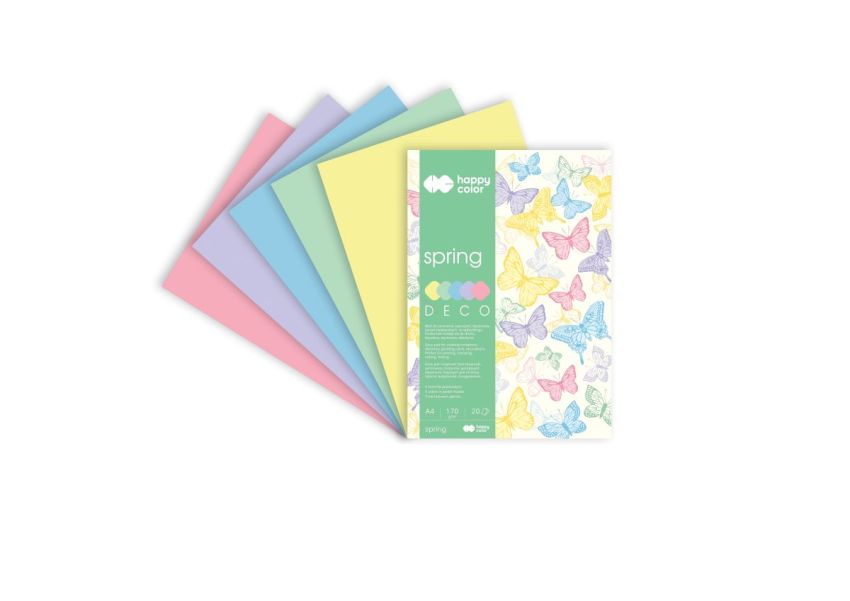 HAPPY COLOR - BLOK DECO COLOR A4 - 20K - SPRING