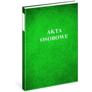 AKTA OSOBOWE - TW.OPR. - T-04 - ZIELONE