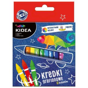 KIDEA - KREDKI GRAFIONOWE - 12 KOLORÓW