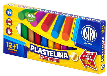 ASTRA - PLASTELINA  12+1 KOLORÓW 303115007