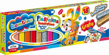 BAMBINO - PLASTELINA - 18 KOLORÓW