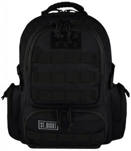 MJ - PLECAK SZKOLNY STRIGHT BP-36 MILITARY BLACK