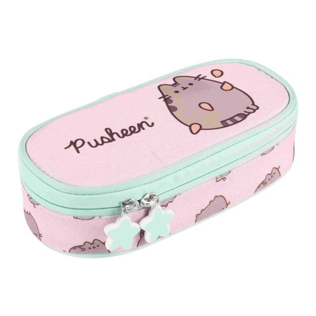 MJ - PIÓRNIK SASZETKA Z KLAPKĄ PUSHEEN PINK