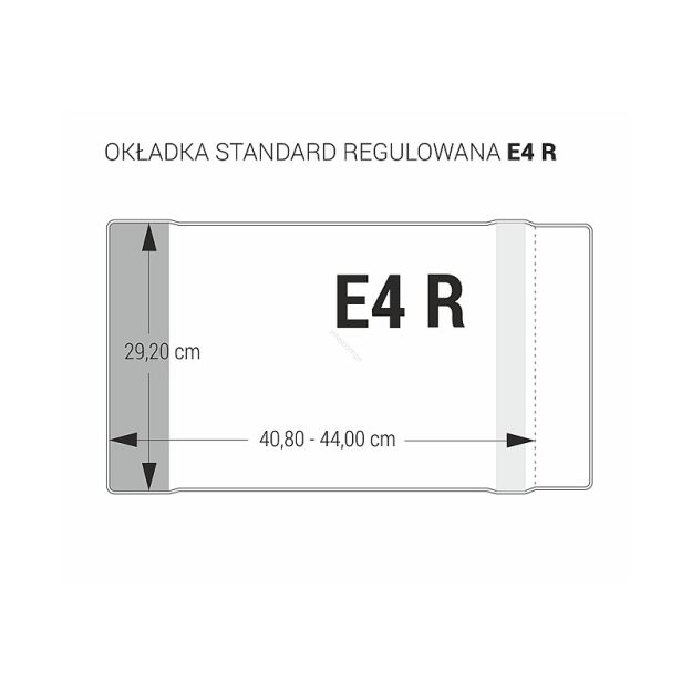 BIURFOL - OKŁADKA - 292mm - E4 - REGULOWANA