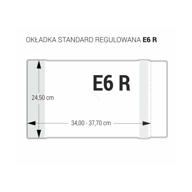 BIURFOL - OKŁADKA - 245mm - E6 - REGULOWANA K