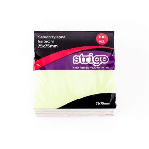 STRIGO - KARTECZKI SAMOPRZYLEPNE 75x75mm 400K PAST