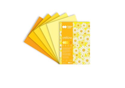 HAPPY COLOR - BLOK DECO COLOR A4 - 20K - YELLOW