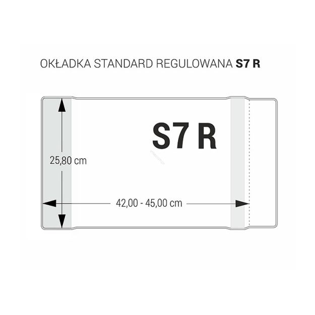 BIURFOL - OKŁADKA - 258mm - S7 - REGULOWANA B