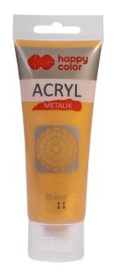 HAPPY COLOR - FARBA AKRYLOWA - 75ml - ZŁOTA