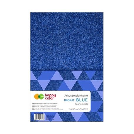 HAPPY COLOR - ARKUSZE BROKAT A4 5ARK - NIEBIESKIE