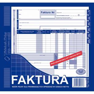 MP FAKTURA VAT 2/3 A'4 102-2E