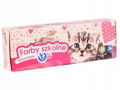 ASTRA - FARBY PLAKATOWE KOTKI 12 KOLORÓW