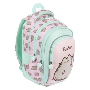MJ - PLECAK 4-KOMOROWY BPL-58 PUSHEEN PINK