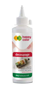 HAPPY COLOR - KLEJ DO DECOUPAGE - APLIKATOR - 250g