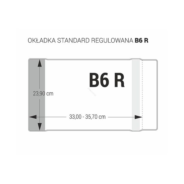 BIURFOL - OKŁADKA - 239mm - B6 - REGULOWANA K