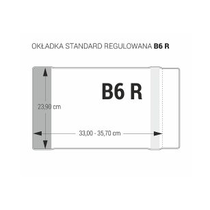 BIURFOL - OKŁADKA - 239mm - B6 - REGULOWANA K