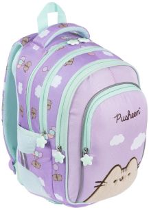 MJ - PLECAK 4-KOMOROWY BPL-58 PUSHEEN VIOLET