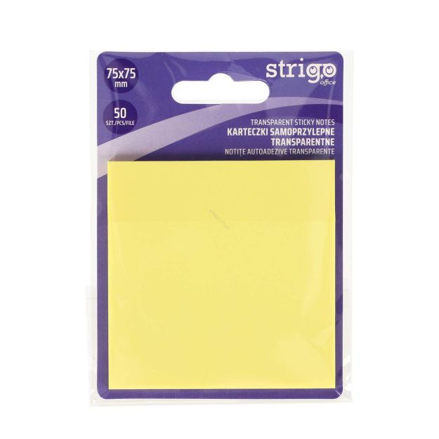 STRIGO - KARTECZKI SAMOPRZYLEPNE 75x75mm 50K NEON