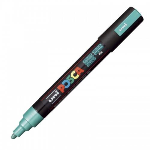 UNI - MARKER POSCA PC-5M - METALICZNY ZIELONY M6