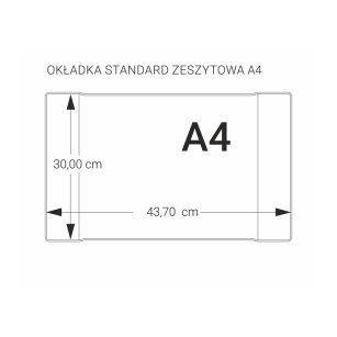 BIURFOL - OKŁADKA - 300mm - A4 NA ZESZYT - B