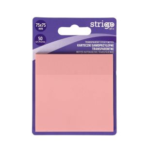 STRIGO - KARTECZKI SAMOPRZYLEPNE 75x75mm 50K NEON