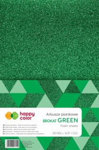 HAPPY COLOR - ARKUSZE BROKAT A4 5ARK - ZIELONY