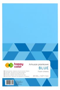 HAPPY COLOR - ARKUSZE PIANKOWE A4 5ARK - NIEBIESKI