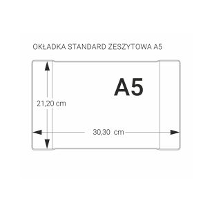BIURFOL - OKŁADKA - NA ZESZYT - A5 - BEZBARWNA