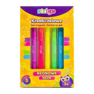 STRIGO - KREDKI ŻELOWE NEONOWE